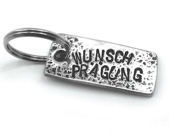 Keychain with desired embossing