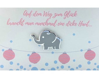 Gönnerstück: Anstecker/Pin "Elefant"