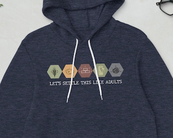 Let's Settle This Like Adults | Unisex Pullover Hoodie | Bella + Canvas