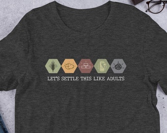 Let's Settle This Like Adults | Unisex Premium T-Shirt | Bella + Canvas 3001