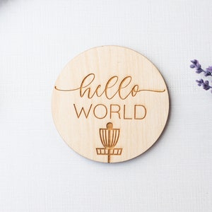 Disk Golf Baby Meilensteinkarten | Disk Golf Baby Geschenk