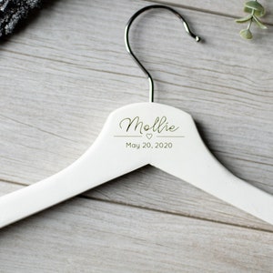 Personalized Bridal Hanger, Customized Bridal Party Hanger Gift