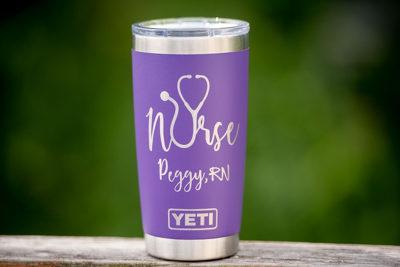 Custom Yeti Tumbler for Nurses Yeti Cup for Nurses Etsy