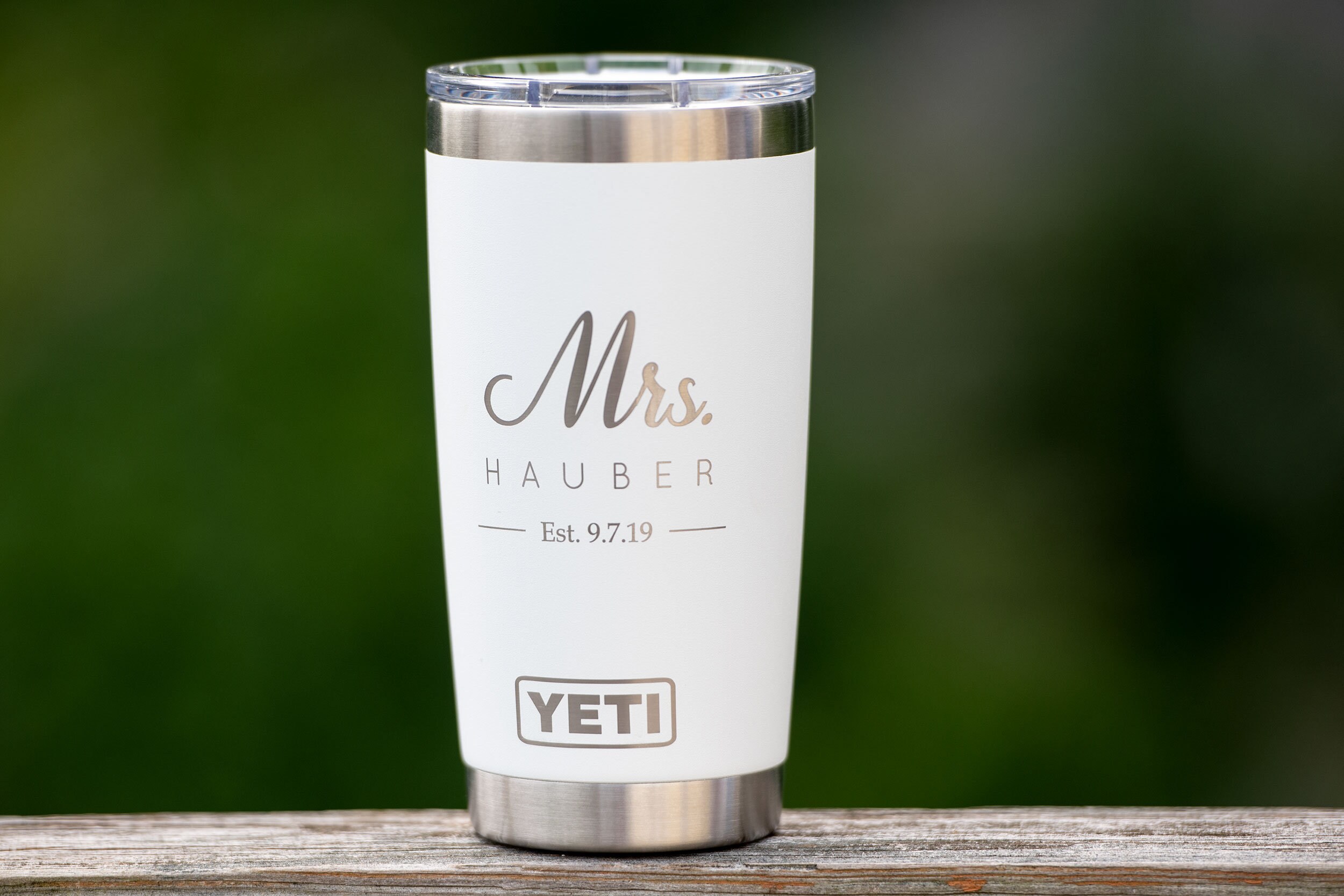 Bride and Groom Personalized Yeti® or Polar Tumbler, Mr and Mrs Person –  NorthBeachArt