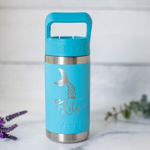 Personalized YETI Kids Water Bottle 12oz - Laser Engraved Rambler Jr - Etsy