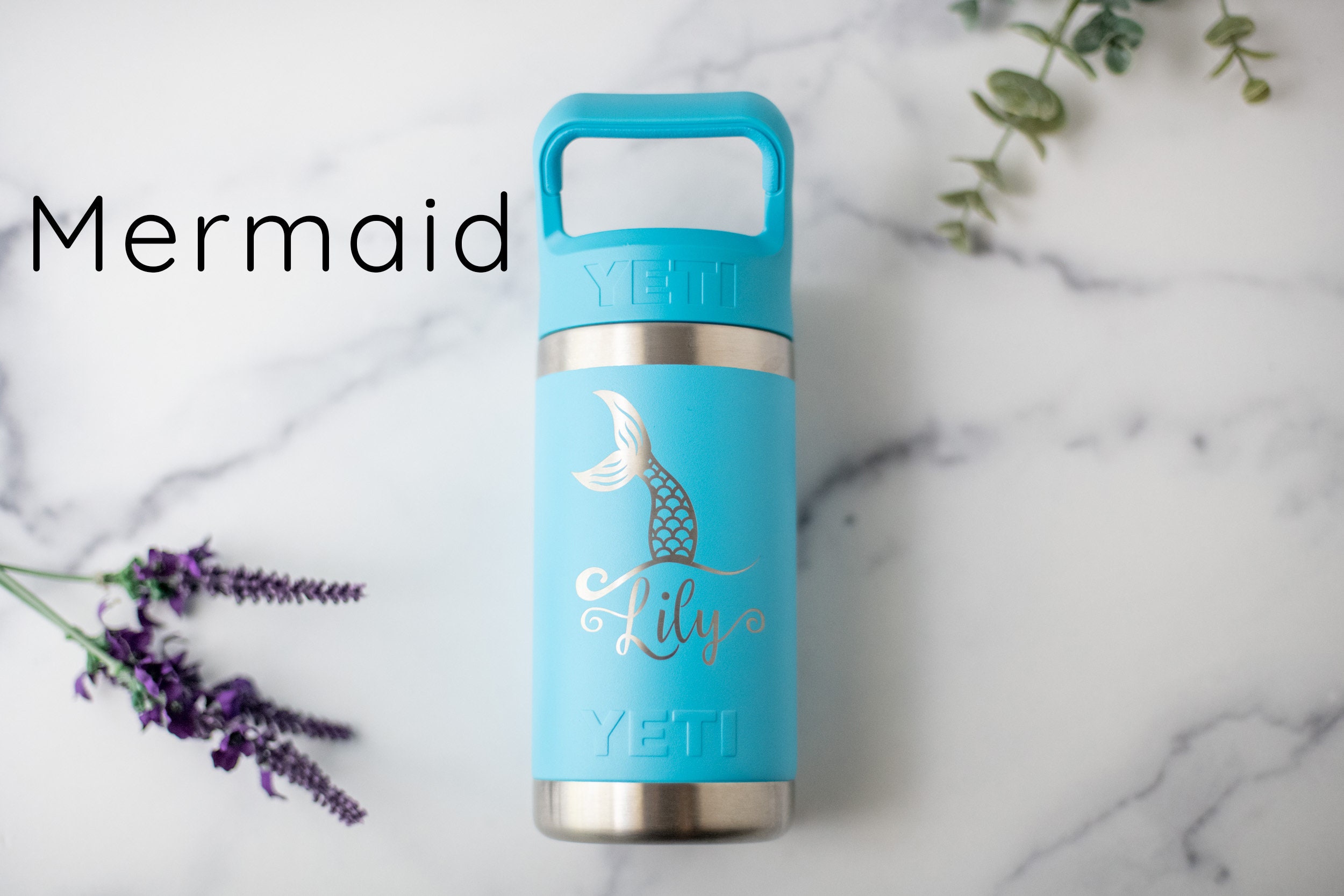 Personalized YETI Kids Water Bottle 12oz - Laser Engraved Rambler Jr - Etsy