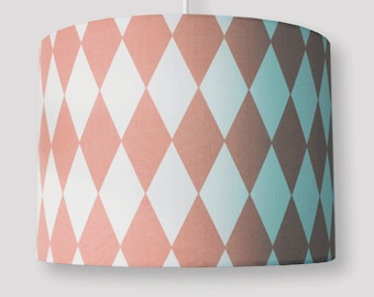 Lampshade - Diamonds old pink