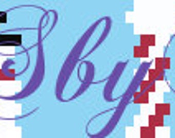 Pole Snowman - Peyote Stitch Tea Light Pattern