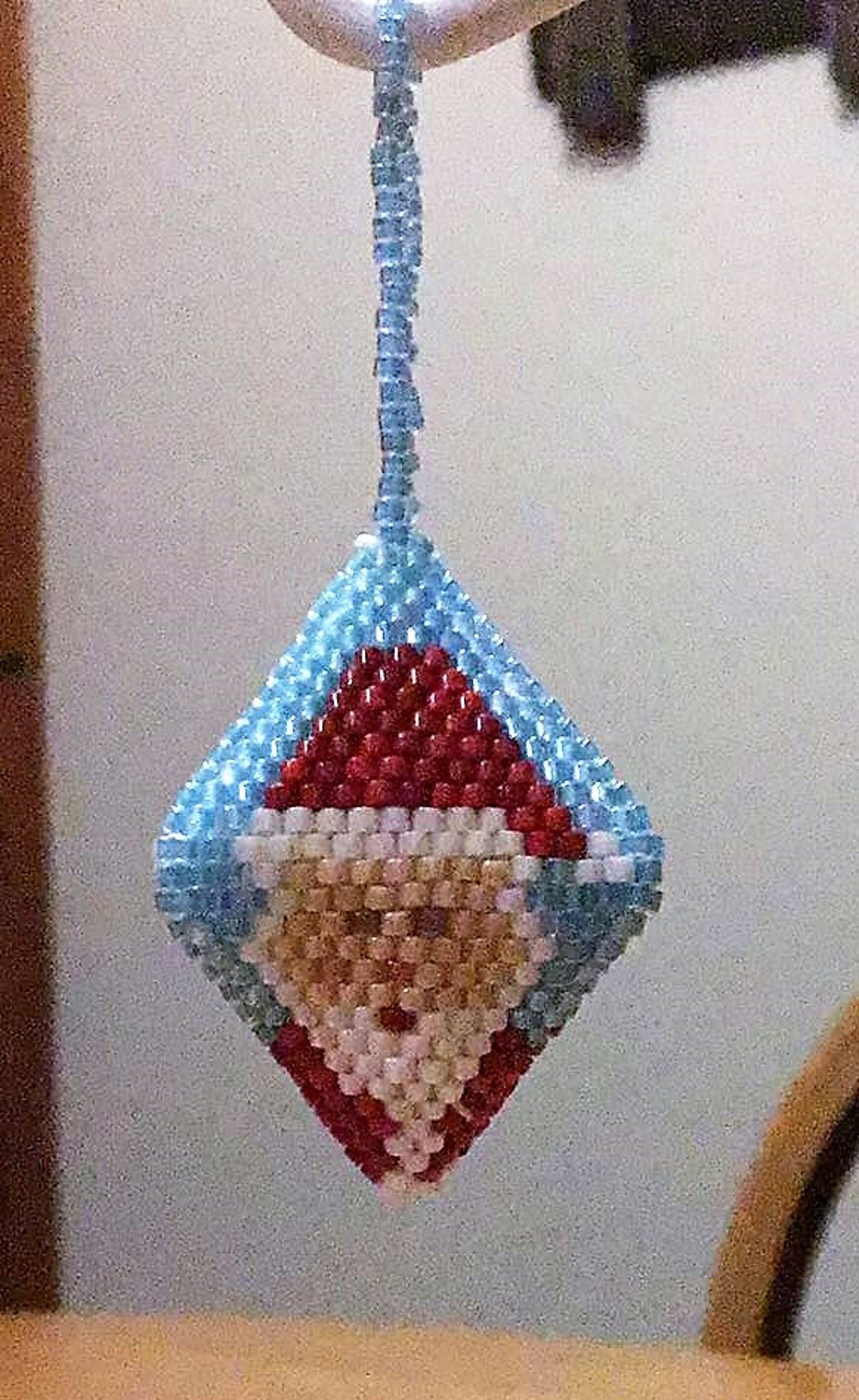 3D Peyote Pods santa &amp; Mrs. Claus Pattern 15 Rows - Etsy