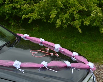 ribbon mariage prom limo bows wedding car decoration PAULA matrimonio 
