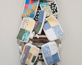 Quilted Bum/Crossbody Bags, handmade bags, patchwork crossbody bag, quilted bag, handmade fabric bag, quilted zipper bag, fanny pack