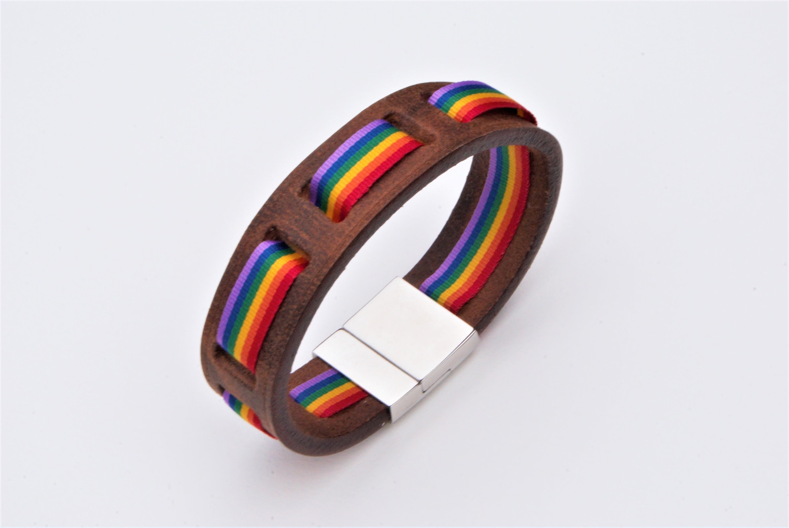 Gay Pride Armband mit gewebten Gay Pride Band von GENDERTAG Etsy