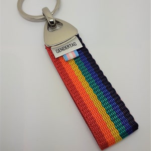 Transgender keyring, LGBT keychain, keyholder image 10