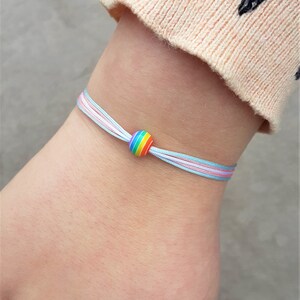 Transgender Armband Transgender Pride Flagge MTF Geschenk, FTM Geschenk Trans Pride LGBTQIA+, Transgender Flagge Farben, Geschenk für Trans, Trans Mann Geschenk