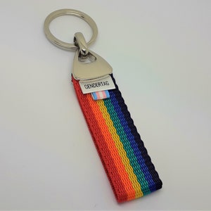 Transgender keyring, LGBT keychain, keyholder image 9