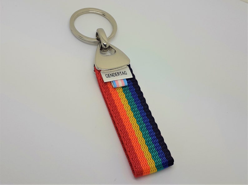 Transgender keyring, LGBT keychain, keyholder image 9