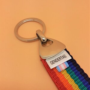 Transgender keyring, LGBT keychain, keyholder image 3