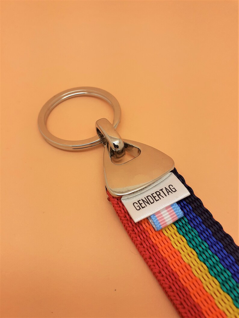 Transgender keyring, LGBT keychain, keyholder image 3