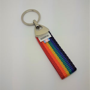 Transgender keyring, LGBT keychain, keyholder image 5