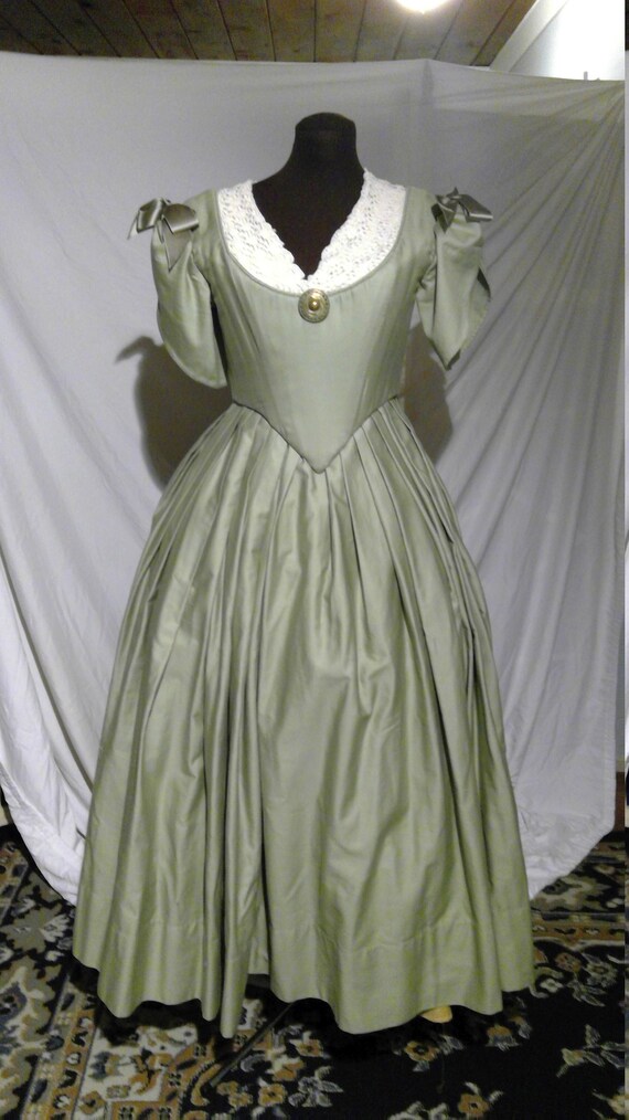 1840s ball gown