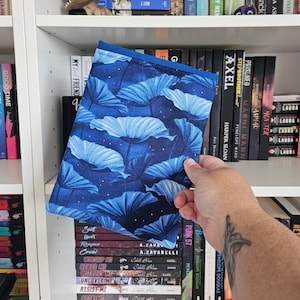 Floral Book Sleeve, Booktok Merch, Fabric Kindle E-Reader Cover, Reading Accessories, Bookish Merch, Book Protection for Paperback Books