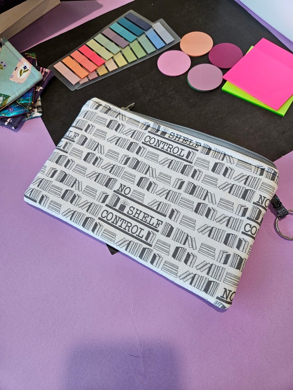 Bookish Zipper Pouch, Annotation Pouch, Annotating Supplies