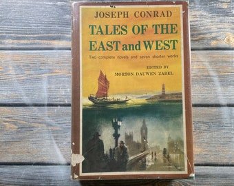 1958 "Tales of the East and West"  Joseph Conrad Vintage Hardcover Book Dust Jacket  Classic Literature Polish-British Writer Free Shipping