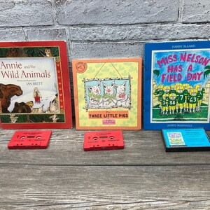 CHOOSE: Softcover Children&#39;s Books Illustrated ~Harry Allard /James Marshall / Jan Brett / Paul Galdone~W/Read-A-Long Cassettes Free Ship