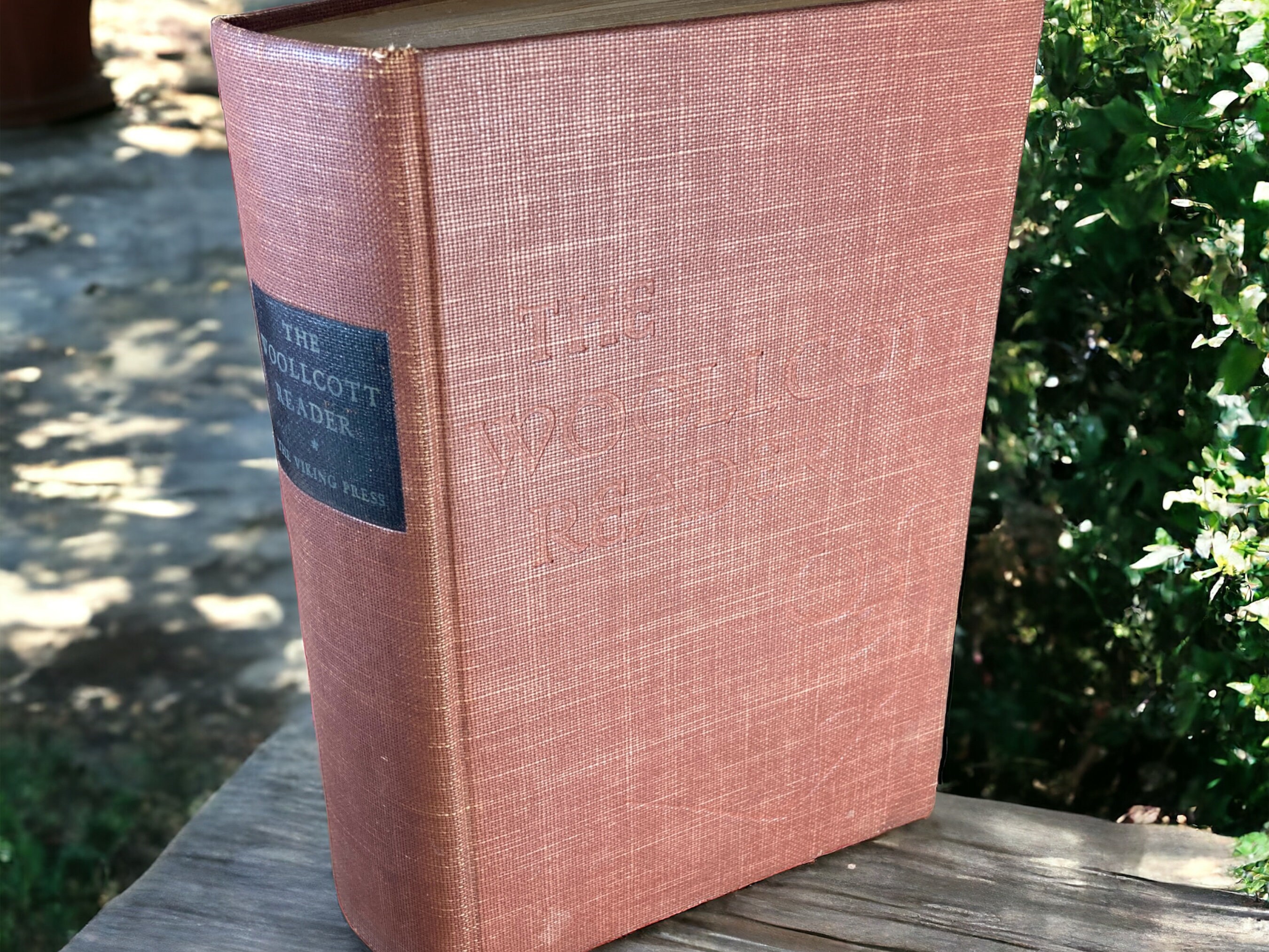 1935 "The Woollcott Reader ~ Bypaths in the Realms of Gold"  Alexander Woollcott Hardcover Vintage Book Free Shipping stoneridgebooks