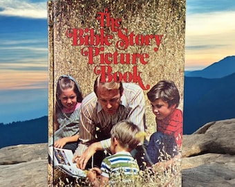1972 Bible Story Picture Book: Vintage Illustrated Children's Book