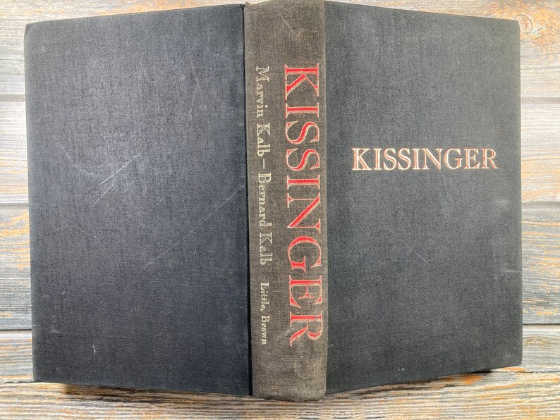 1974 kissinger Marvin and Bernard Kalb Biography Etsy