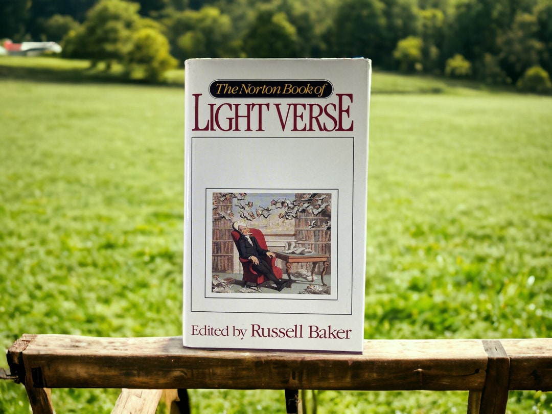 1986 the Norton Book of Light Verse Ed Russell Etsy