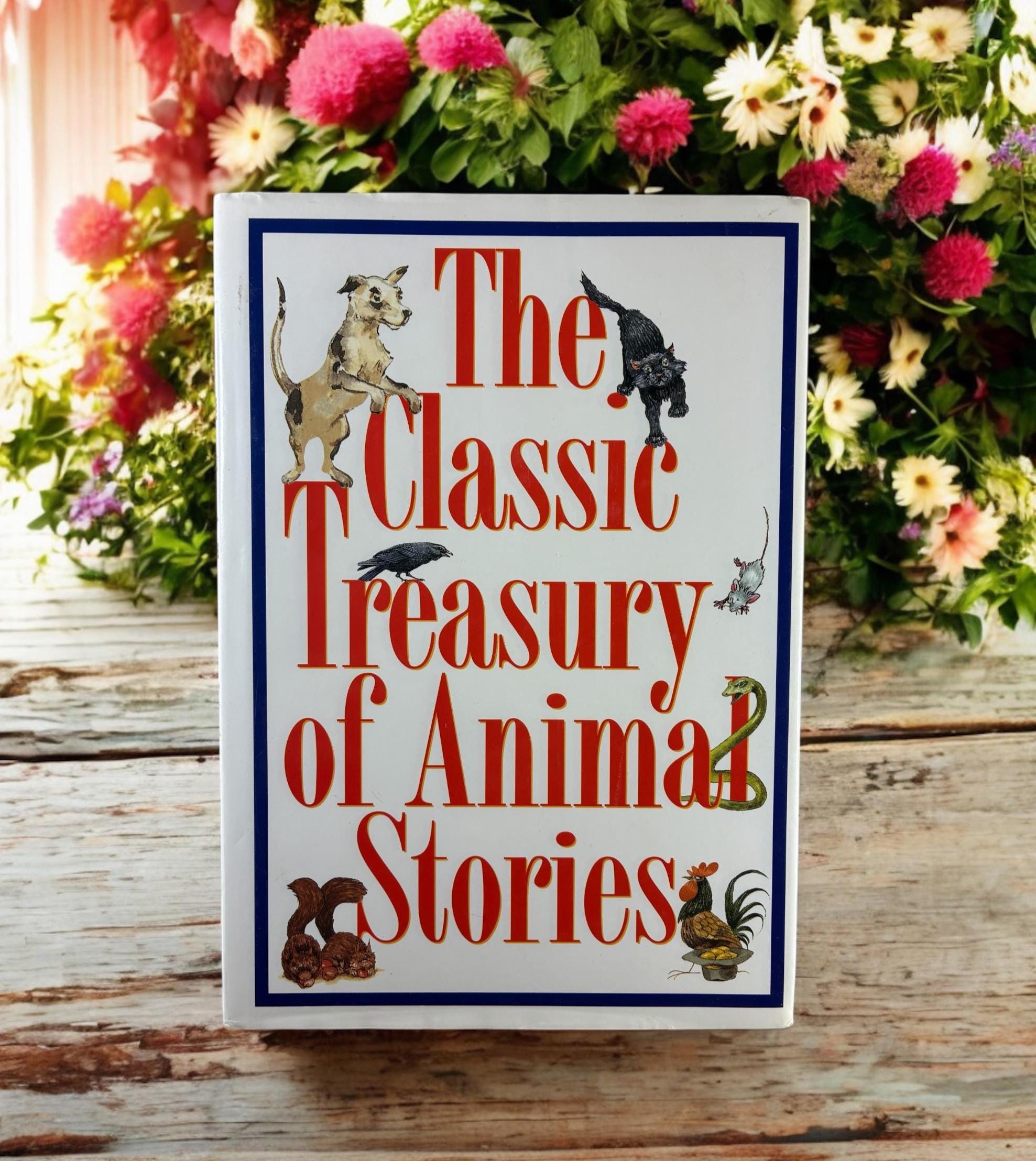 Vintage 'the Classic Treasury of Animal Stories' Kids Book - Etsy