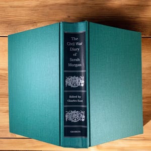 1991 &quot;The Civil War Diary of Sarah Morgan&quot; Ed. Charles East Vintage Hardcover Book US History Personal Narrative stoneridgebooks Free Ship