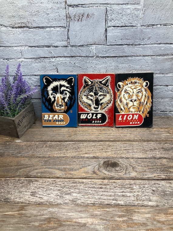 1948 CUB SCOUT Handbooks Wolf / Bear / Lion Boy Scouts of Etsy