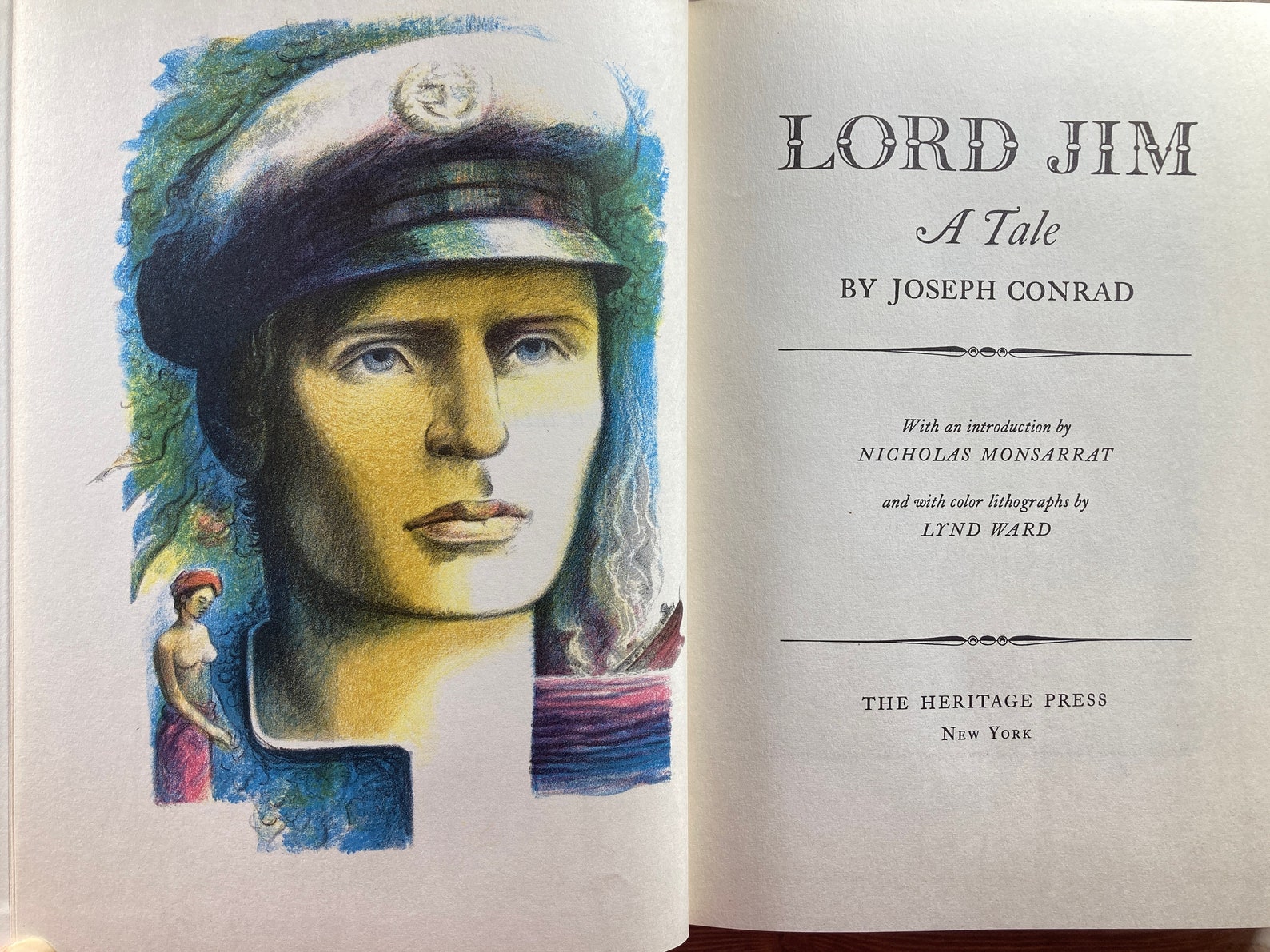 1959 LORD JIM A Tale Joseph Conrad Lithographs Lynd Ward Etsy