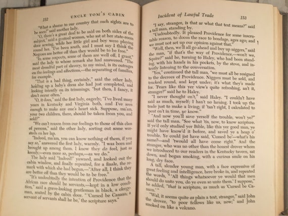 1948 Uncle Tom S Cabin Harriet Beecher Stowe Etsy