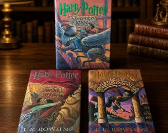 HARRY POTTER Books 1-3 Hardcovers w/Dust Jackets First American Editions YOU Choose