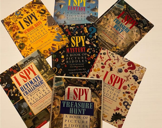 YOUR CHOICE: I SPY - A Book of Picture Riddles Walter Wick Jean ...