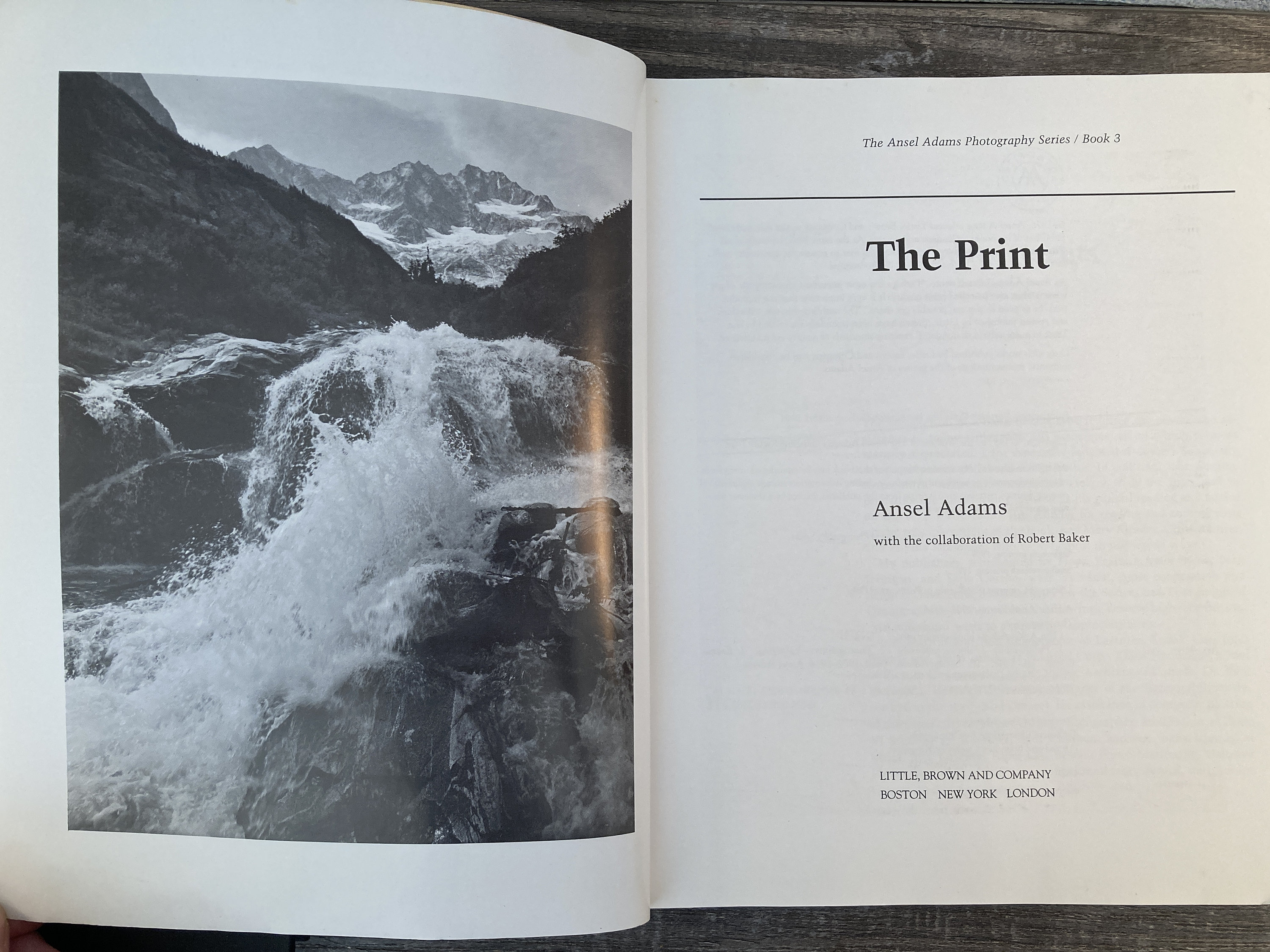 Ansel Adams Photography Series Book: 