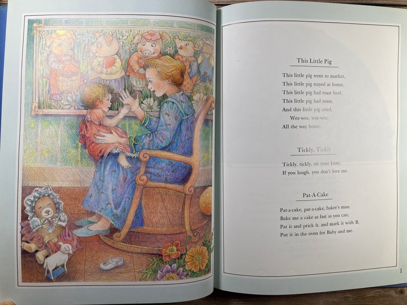 1990the Baby's Lap Book Kay Chorao Vintage Hardcover Book Etsy