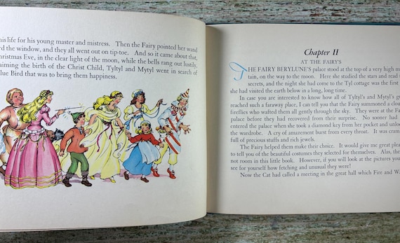 1939 the Children's Blue Bird Book: Illustrated Hardcover Edition