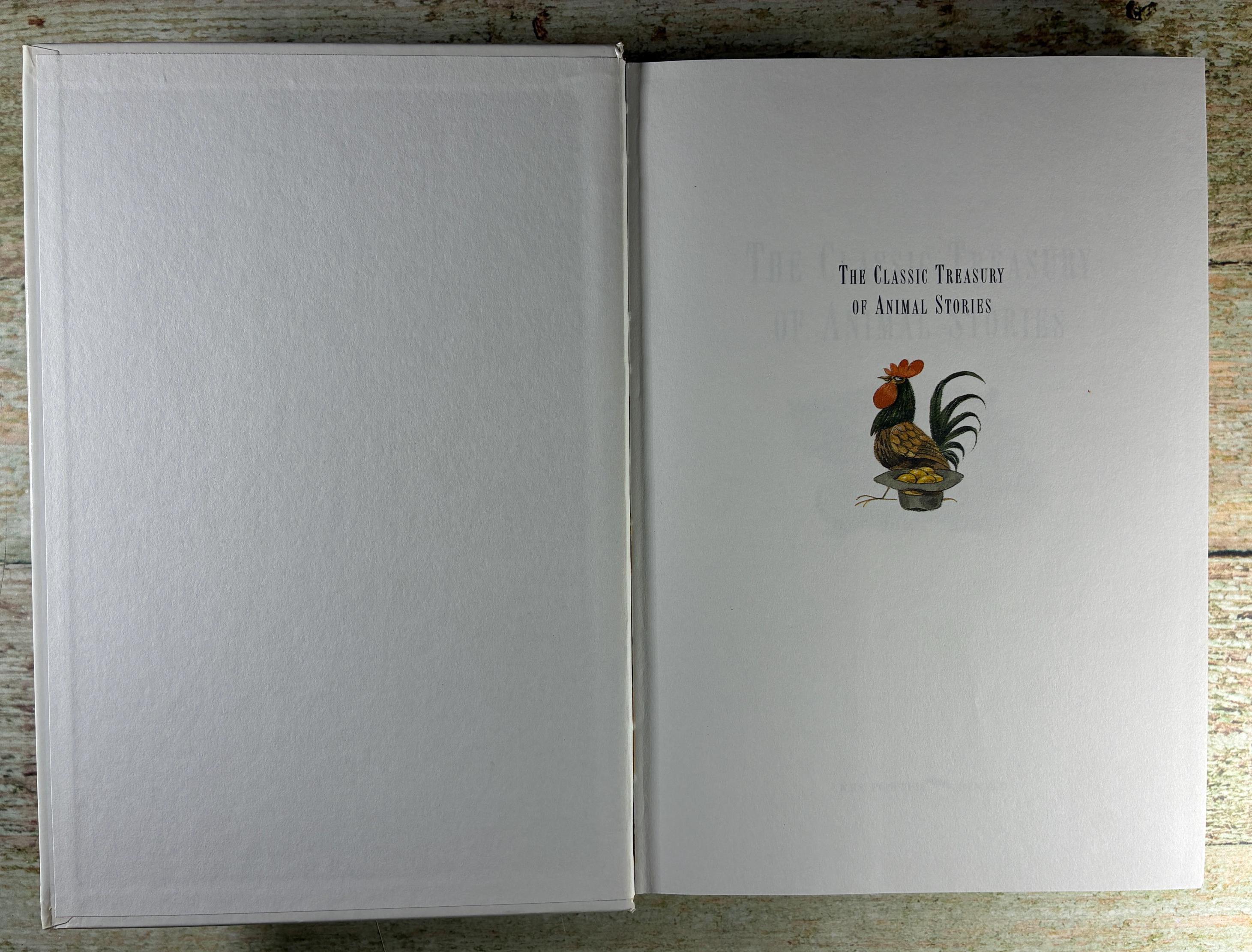 1973年 ヴィンテージ洋書 Animal Storiesレトロ 絵本 Vintage 'the Classic Treasury of Animal Stories' Kids Book - Etsy