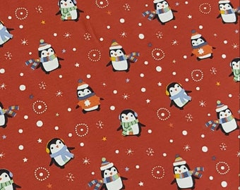 JERSEY Pinguine Weihnachten