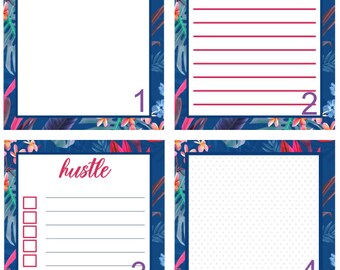 printable memo pad etsy