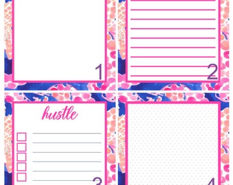 printable memo pad etsy