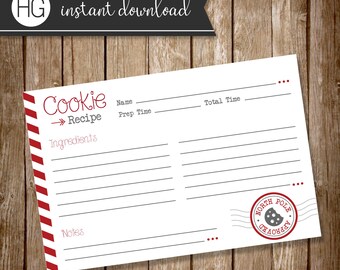 Weihnachtsplätzchen-Börse Rezeptkarten (PDF)