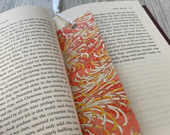 Orange Burst Bookmark