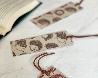 Small Hedgehogs Bookmark, Handmade Bookmarks, Hedgehog Bookmark Gifts, Bookmarks for Kids Teens Women Men, Cute Bookmark Bookstagram Props