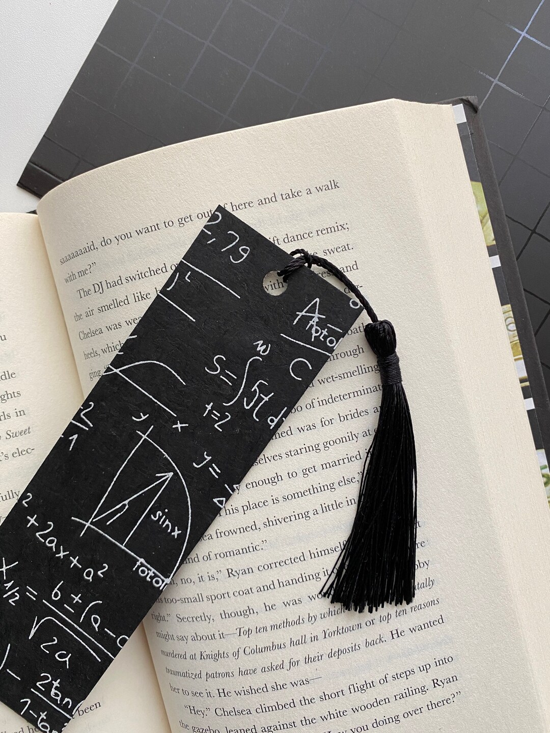 Math Bookmark Back to School Gift Tassel Bookmarks Etsy